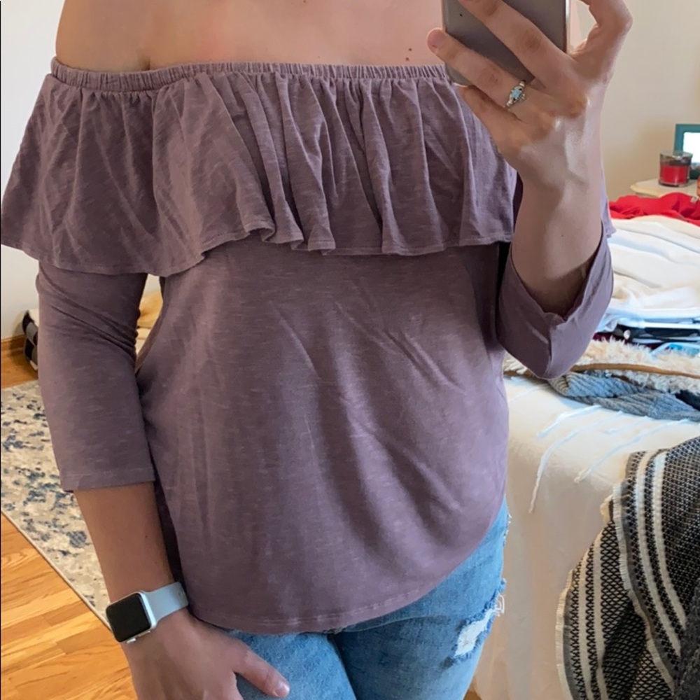 Over the shoulder top